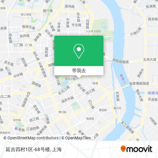 延吉四村1区-68号楼地图