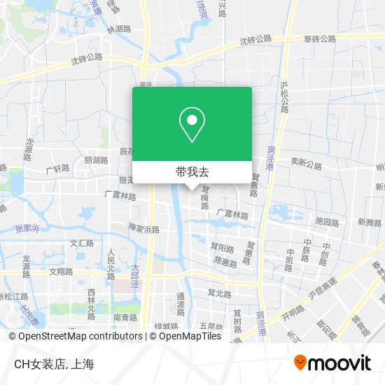 CH女装店地图