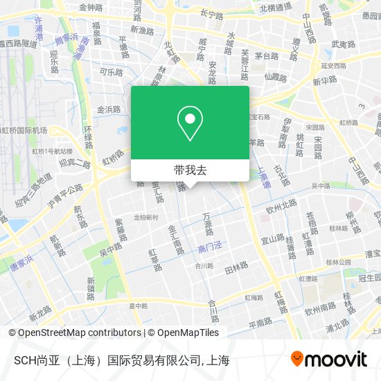 SCH尚亚（上海）国际贸易有限公司地图
