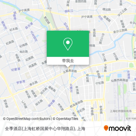 全季酒店(上海虹桥国展中心华翔路店)地图