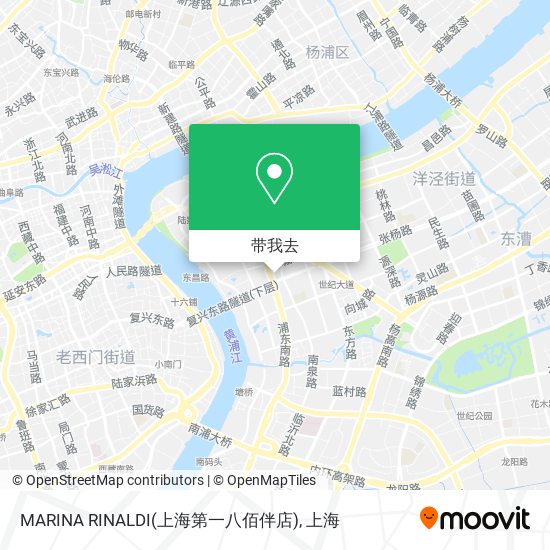 MARINA RINALDI(上海第一八佰伴店)地图