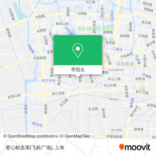 爱心献血屋(飞航广场)地图