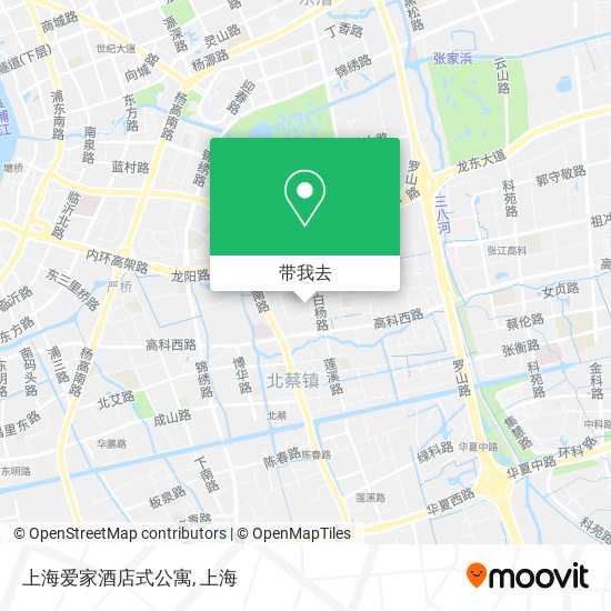 上海爱家酒店式公寓地图