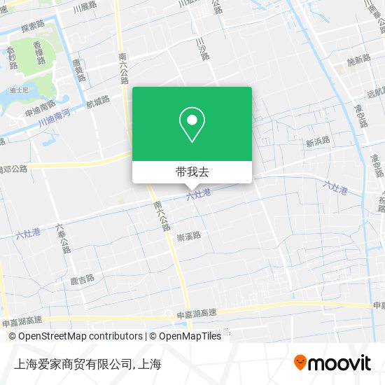 上海爱家商贸有限公司地图