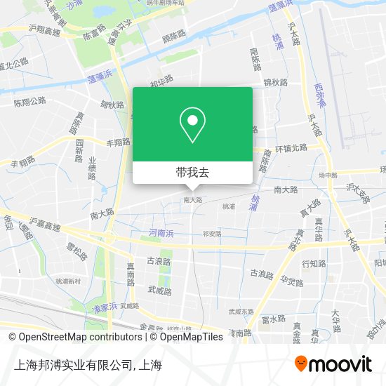 上海邦溥实业有限公司地图