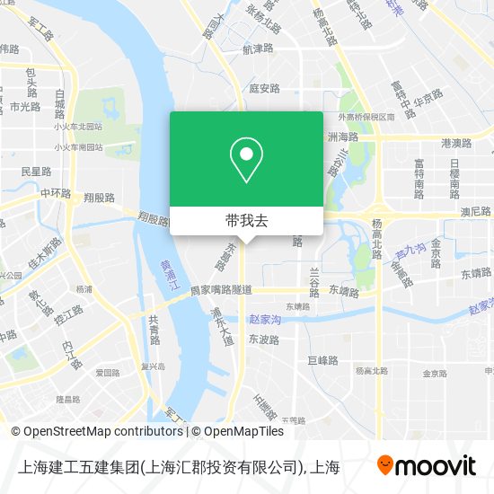 上海建工五建集团(上海汇郡投资有限公司)地图