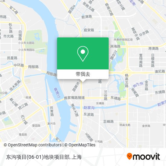 东沟项目(06-01)地块项目部地图