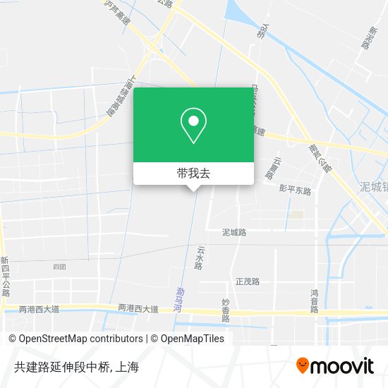 共建路延伸段中桥地图