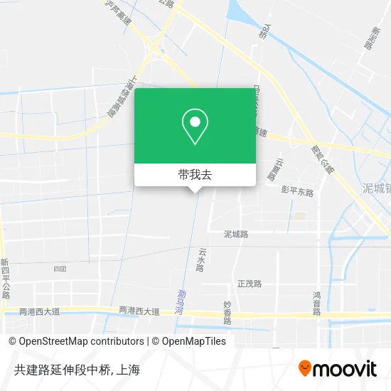 共建路延伸段中桥地图