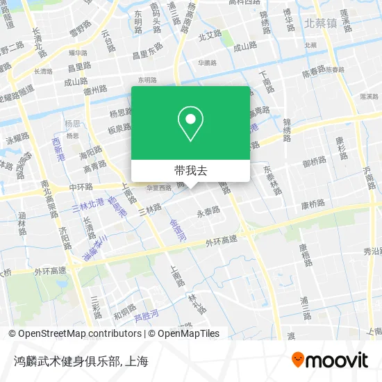 鸿麟武术健身俱乐部地图