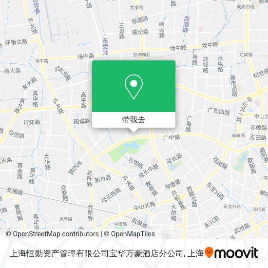 上海恒勋资产管理有限公司宝华万豪酒店分公司地图