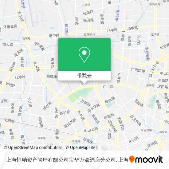 上海恒勋资产管理有限公司宝华万豪酒店分公司地图