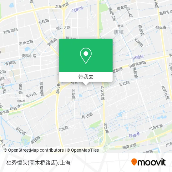 独秀馒头(高木桥路店)地图
