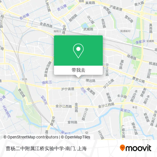 曹杨二中附属江桥实验中学-南门地图