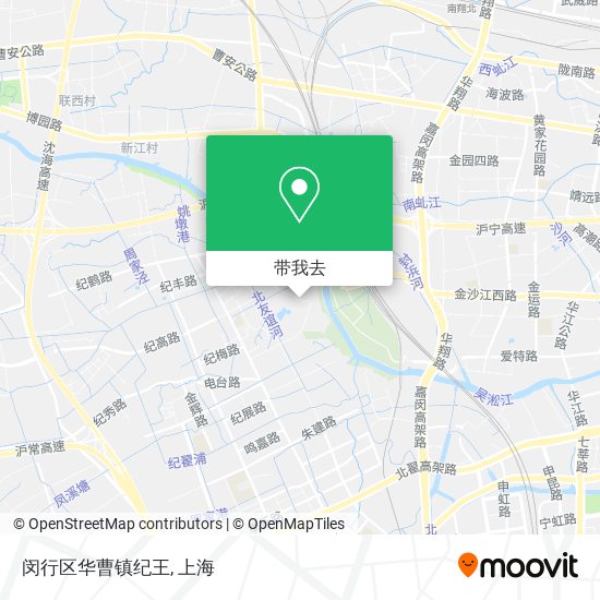 闵行区华曹镇纪王地图