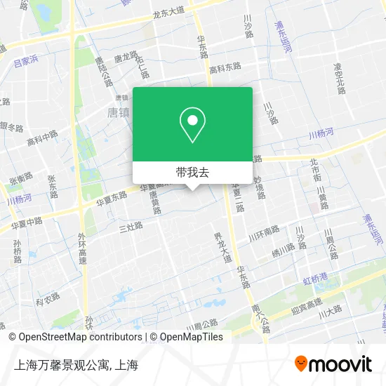 上海万馨景观公寓地图