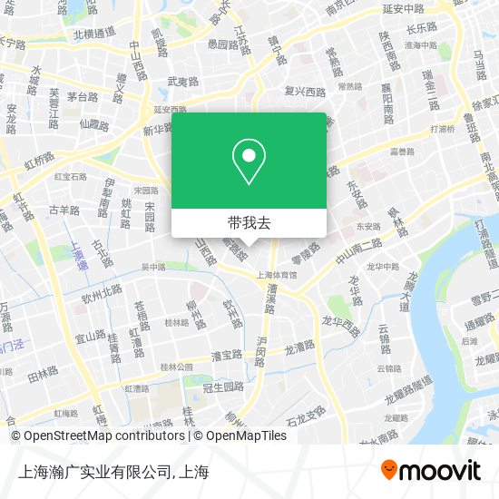 上海瀚广实业有限公司地图