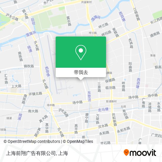 上海前翔广告有限公司地图