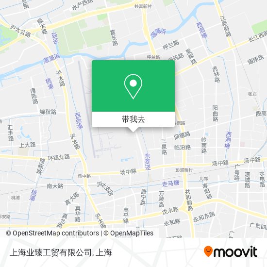 上海业臻工贸有限公司地图