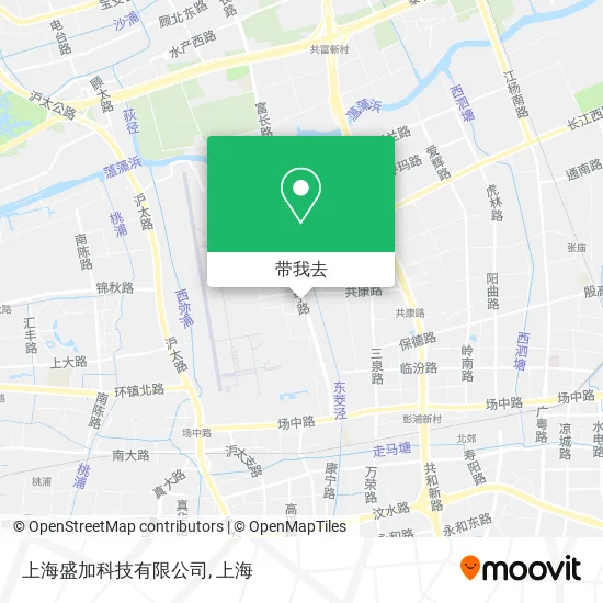 上海盛加科技有限公司地图