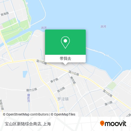 宝山区新陆综合商店地图