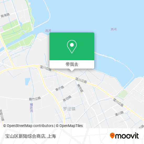 宝山区新陆综合商店地图