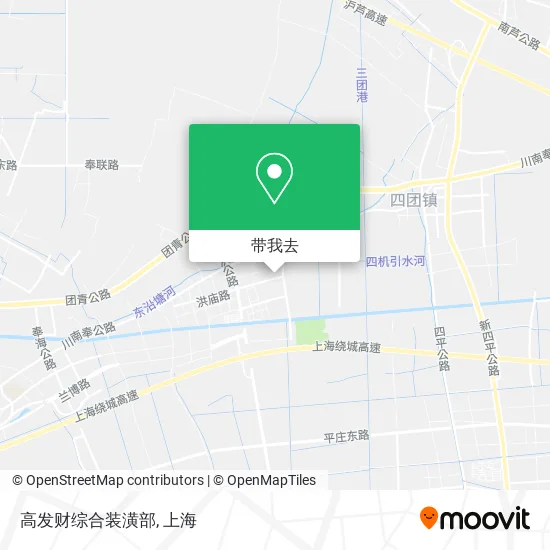 高发财综合装潢部地图
