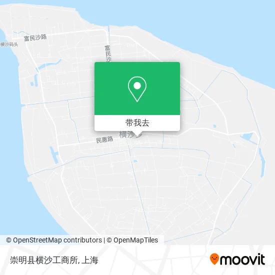 崇明县横沙工商所地图