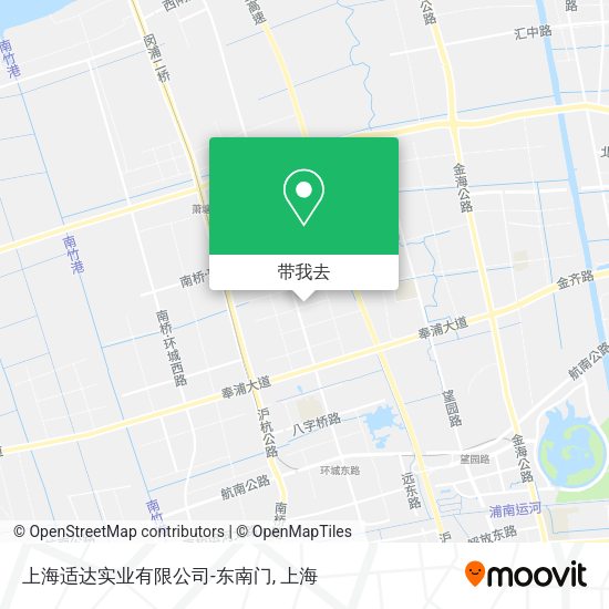 上海适达实业有限公司-东南门地图