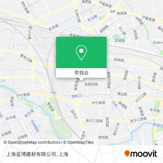 上海蓝博建材有限公司地图