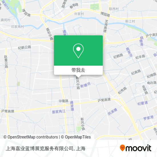上海嘉业蓝博展览服务有限公司地图