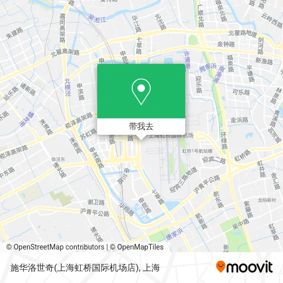 施华洛世奇(上海虹桥国际机场店)地图