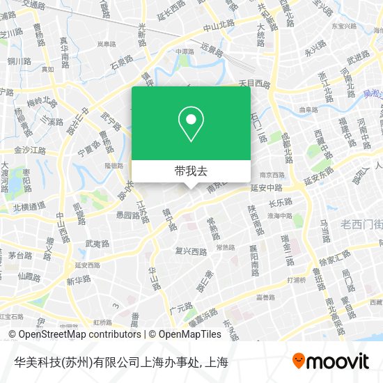 华美科技(苏州)有限公司上海办事处地图