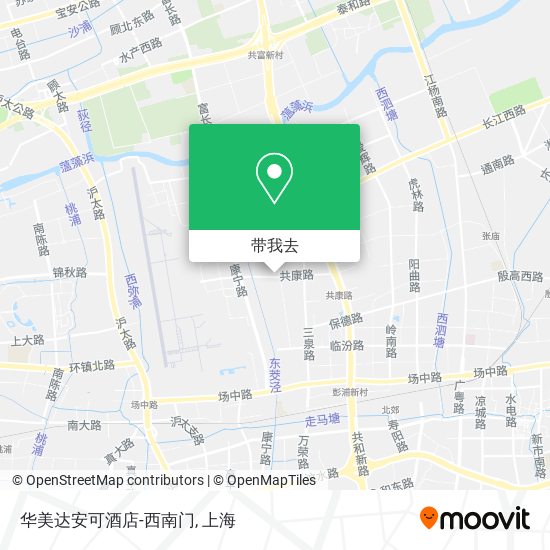 华美达安可酒店-西南门地图