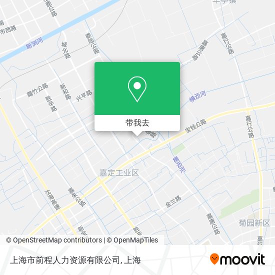 上海市前程人力资源有限公司地图