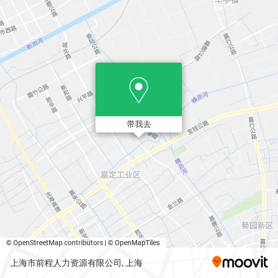 上海市前程人力资源有限公司地图