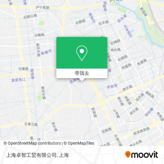 上海卓智工贸有限公司地图