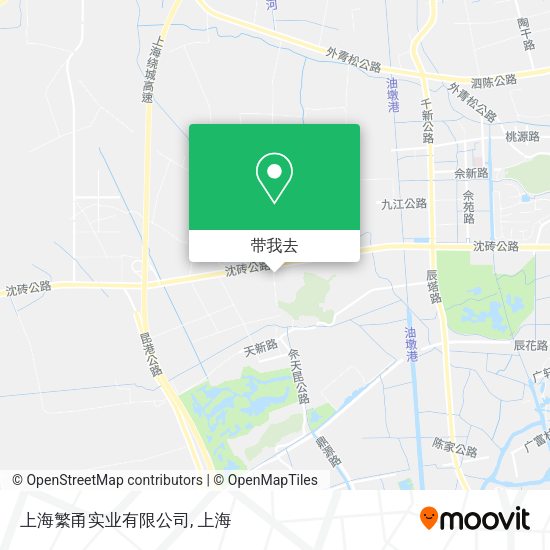 上海繁甬实业有限公司地图