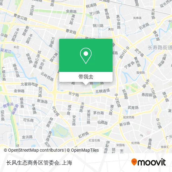 长风生态商务区管委会地图