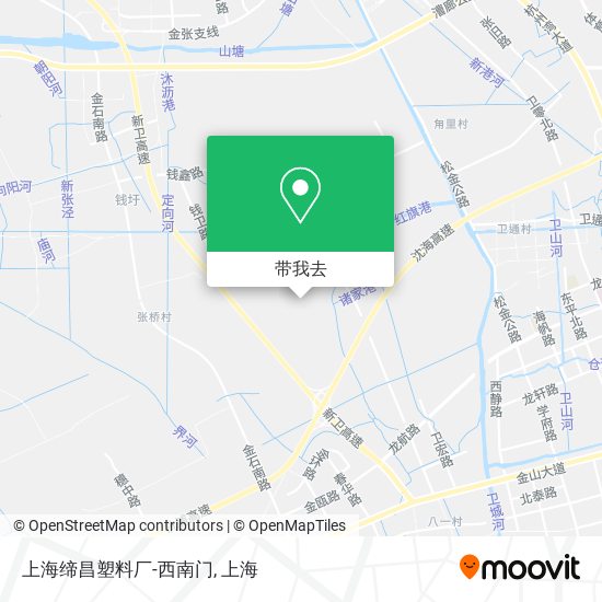 上海缔昌塑料厂-西南门地图