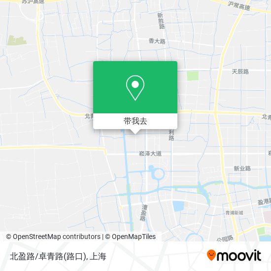 北盈路/卓青路(路口)地图