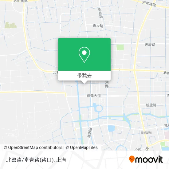 北盈路/卓青路(路口)地图