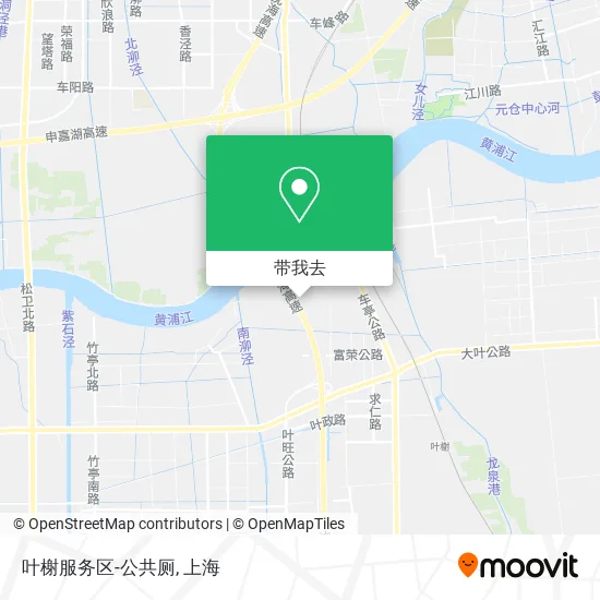 叶榭服务区-公共厕地图