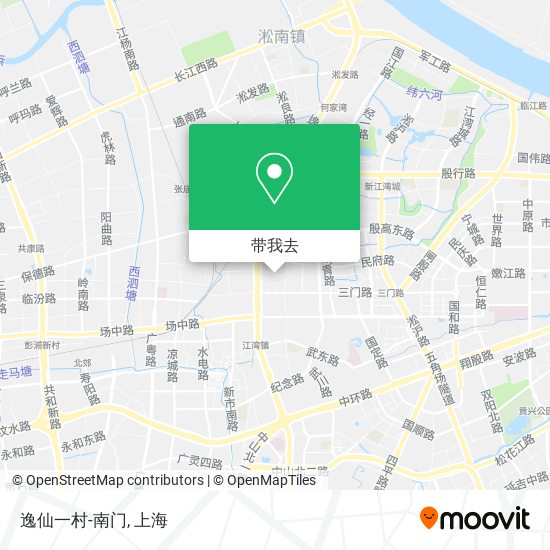 逸仙一村-南门地图