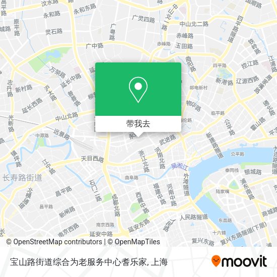 宝山路街道综合为老服务中心耆乐家地图