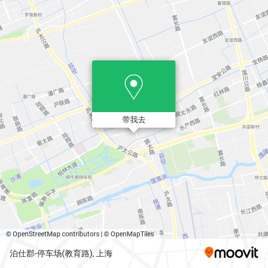 泊仕郡-停车场(教育路)地图
