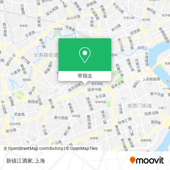 新镇江酒家地图