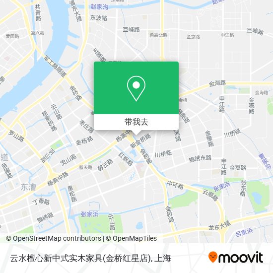 云水檀心新中式实木家具(金桥红星店)地图