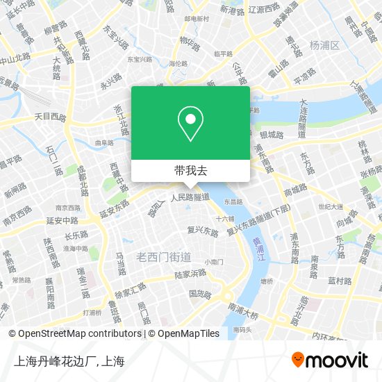 上海丹峰花边厂地图