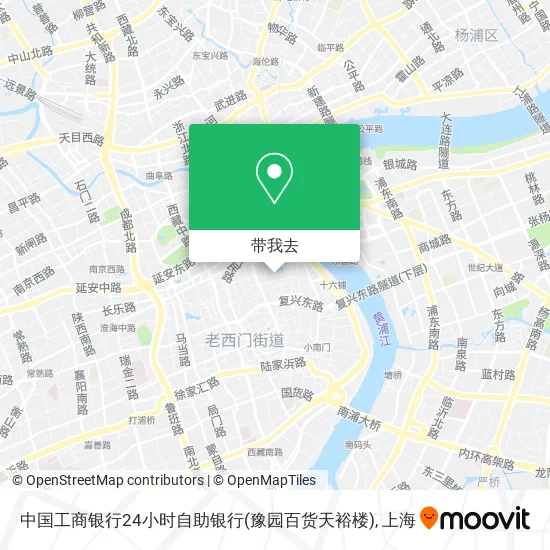 中国工商银行24小时自助银行(豫园百货天裕楼)地图